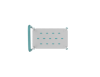 Top view of the Prima Home Step slip resistant wide platform with over-moulded rubber pads